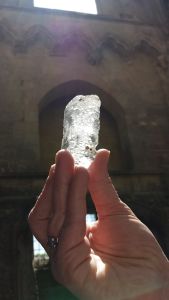 Glastonbury Abbey.Crystal Resonating.June 16.New Moon