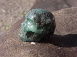 Emerald Crystal Skull